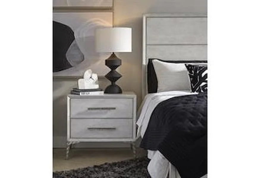 Pacific 2 Drawer Nightstand by Esprit Decor Home Collection at Esprit Decor Home Furnishings